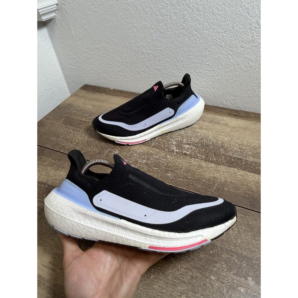 Adidas UltraBoost Light Women's Sizes 9.5 Black Lucid Pink Running Shoes IE1764
